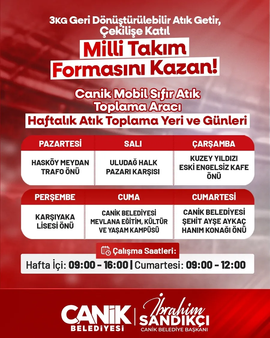 Canik Belediyesi Yine Alkışları Topladı Atık Getirene Milli Takım Forması Hediye Canik Belediyesi Yine Alkışları Topladı Atık Getirene Milli Takım Forması Hediye