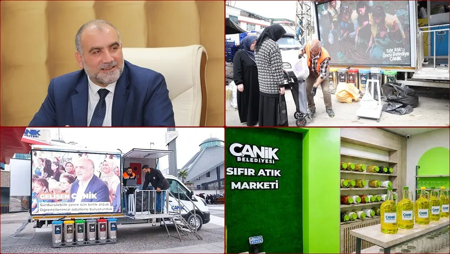 Canik'te Atıklar Dönüşüyor, Aile Bütçesine Destek Oluyor Canik'te Atıklar Dönüşüyor, Aile Bütçesine Destek Oluyor