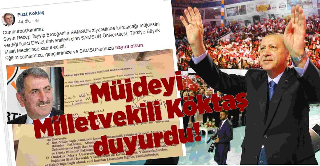 Müjdeyi Milletvekili Köktaş duyurdu!