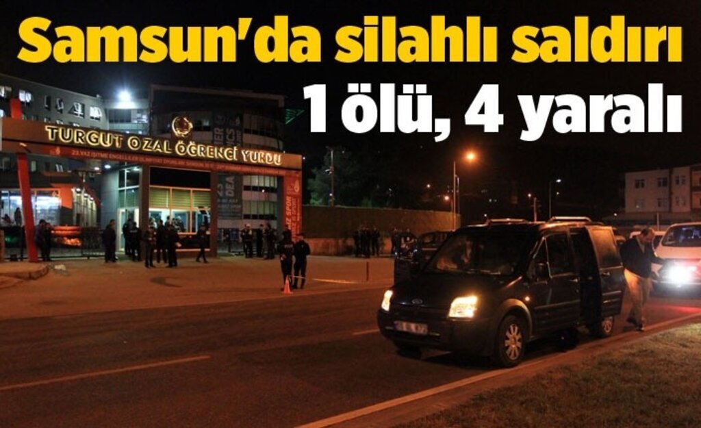 Turgut Özal Öğrenci Yurdu önünde kanlı gece