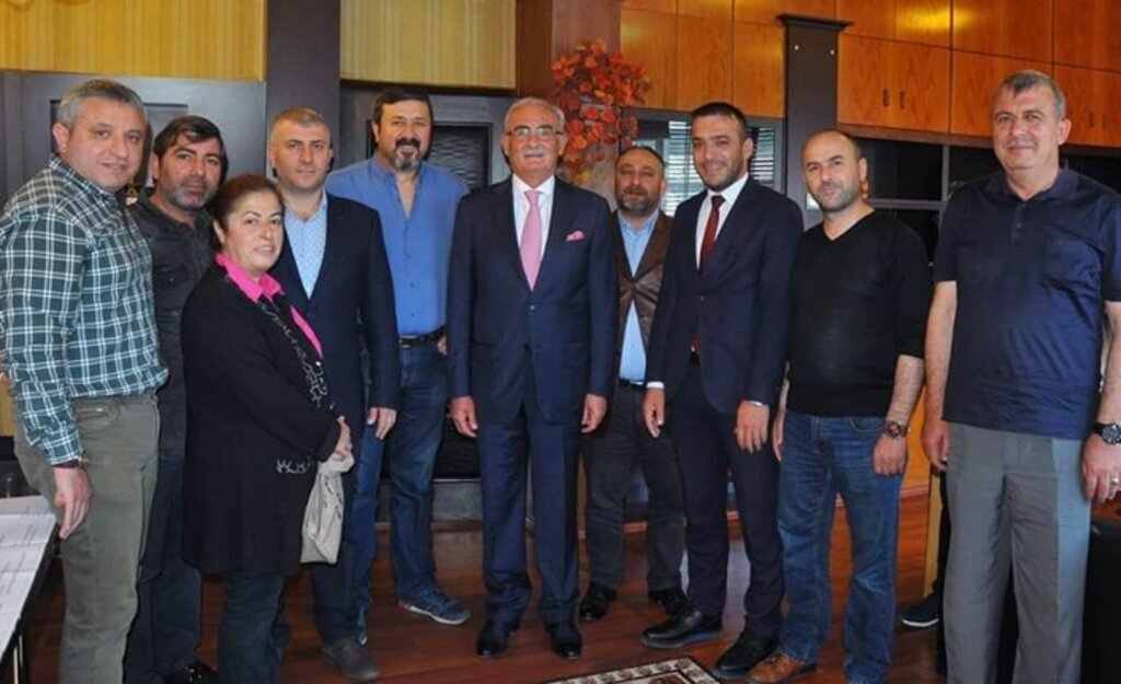 Yılmaz, Samsun Madeni Sanatkarlar Odası'nda