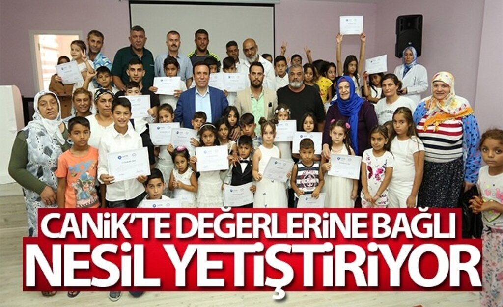 Canik’te değerlerine bağlı nesil yetişiyor