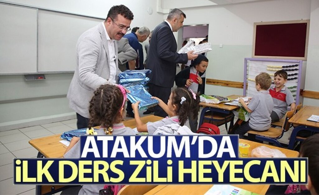 Atakum’da ilk ders zili heyecanı