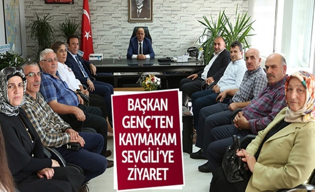 Başkan Genç'ten Kaymakam Sevgili'ye ziyaret