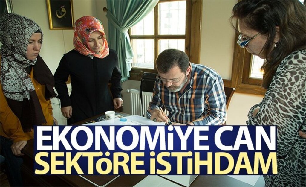 Ekonomiye Can Sektöre İstihdam