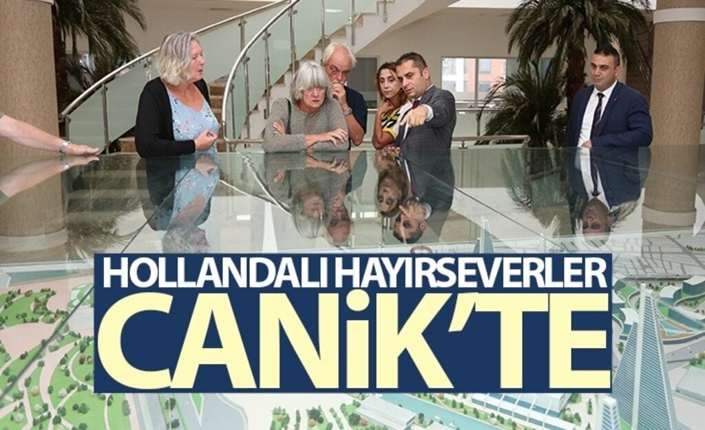 Hollandalı hayırseverler Canik'te