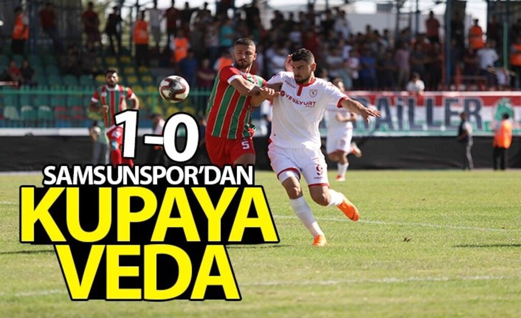 Samsunspor'dan Kupaya Veda