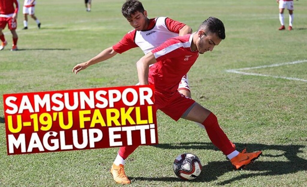 Samsunspor U-19'u farklı mağlup etti