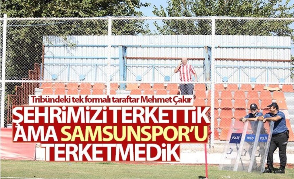 Samsunspor Maçını Diyarbakır'da Tek Başına İzleyen Taraftar Merak Uyandırdı