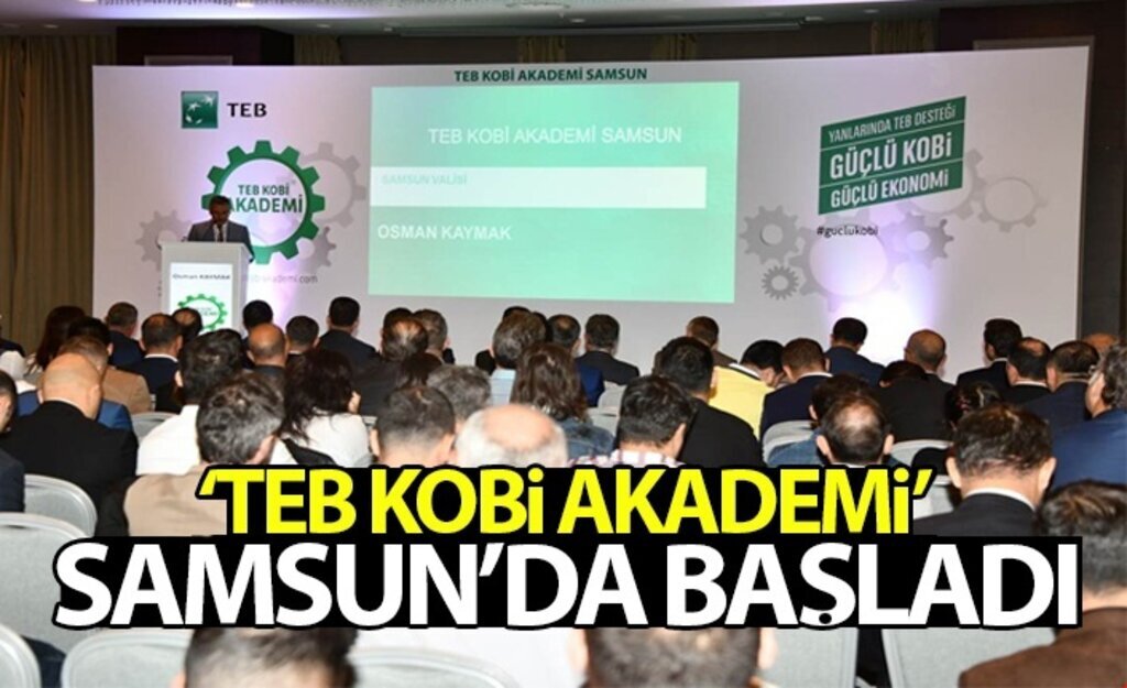 'Teb Kobi Akademi' Samsun'da Başladı
