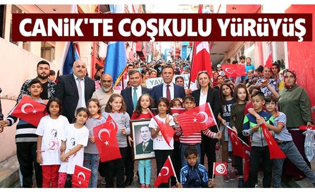 Canik'te Cumhuriyet coşkusu