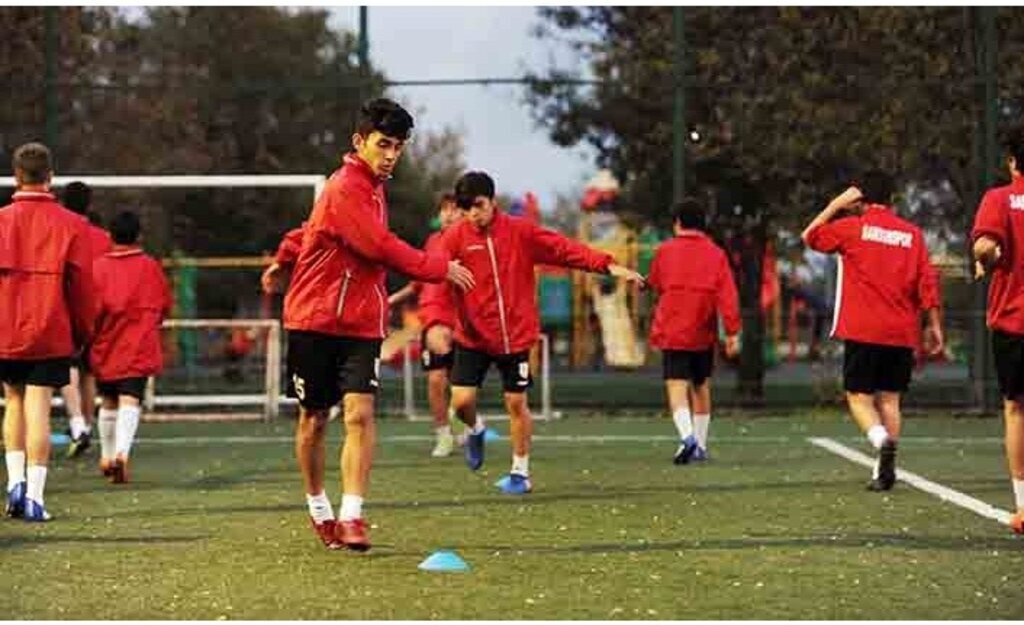 Samsunspor U15 ve U16 takımı kuvvet çalıştı