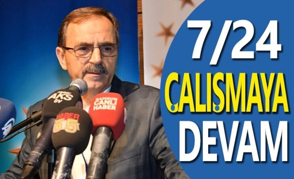 Samsun'da, 1 milyar 152 milyon liralık yatırımlar devam ediyor