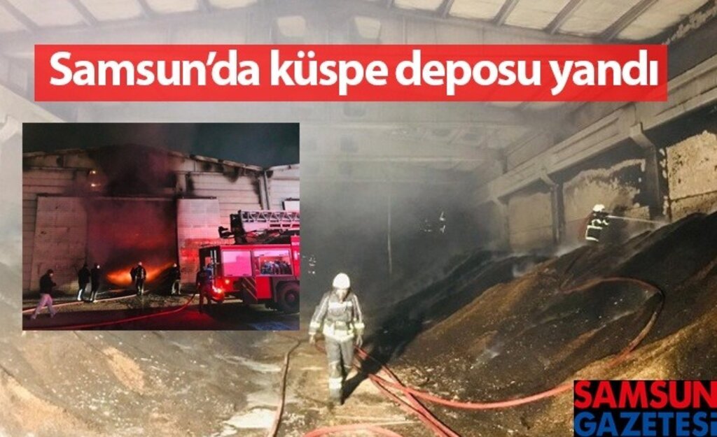 Samsun’da küspe deposu yandı! Küspe nedir?