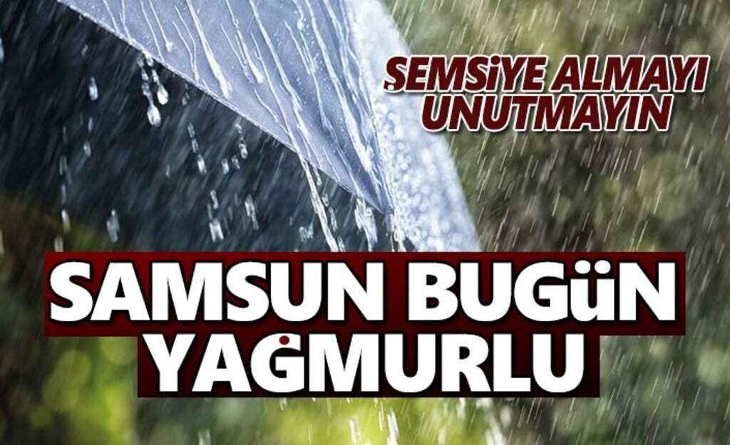 1 Şubat Cuma Samsun hava durumu