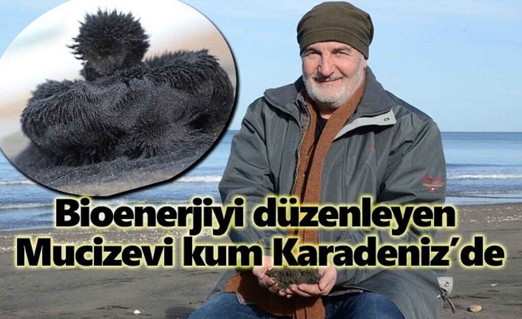 Bioenerjiyi düzenleyen mucizevi kum Karadeniz'de