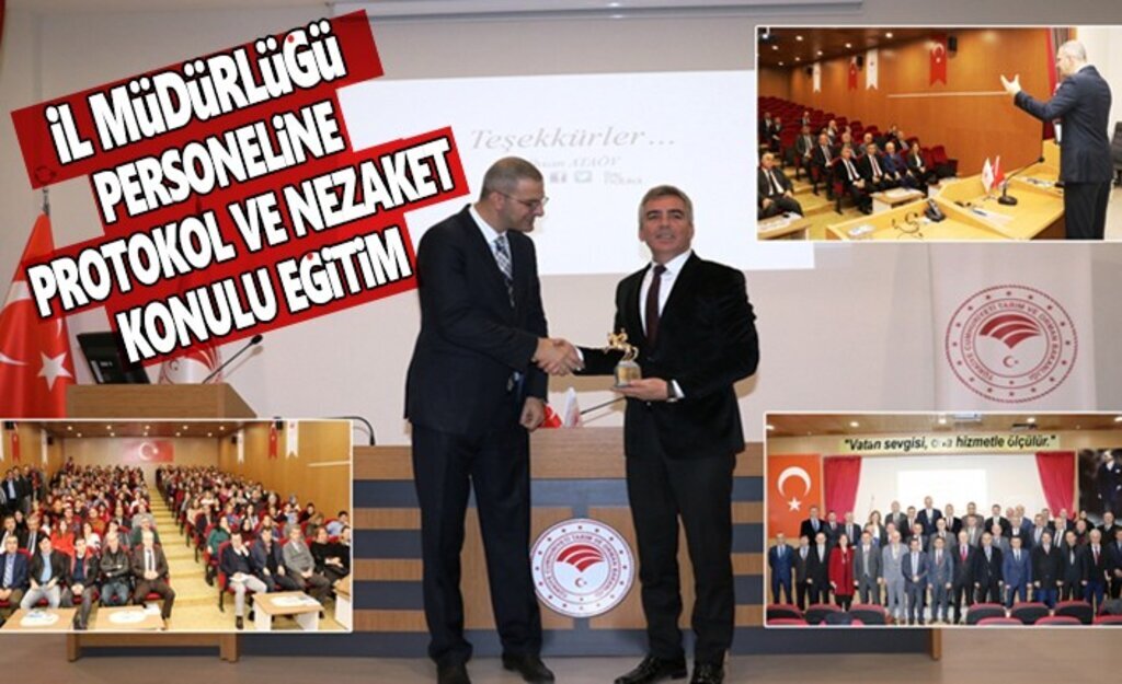 İl Müdürlüğü Personeline Protokol ve Nezaket Konulu Eğitim