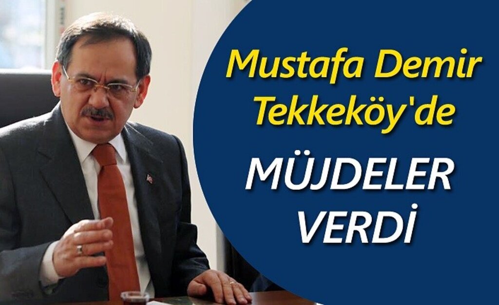 Mustafa Demir, Tekkeköy'de esnaf ve vatandaşla buluştu