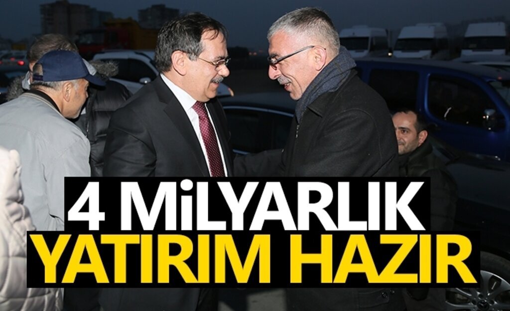 Mustafa Demir: 4 milyarlık yatırım hazır