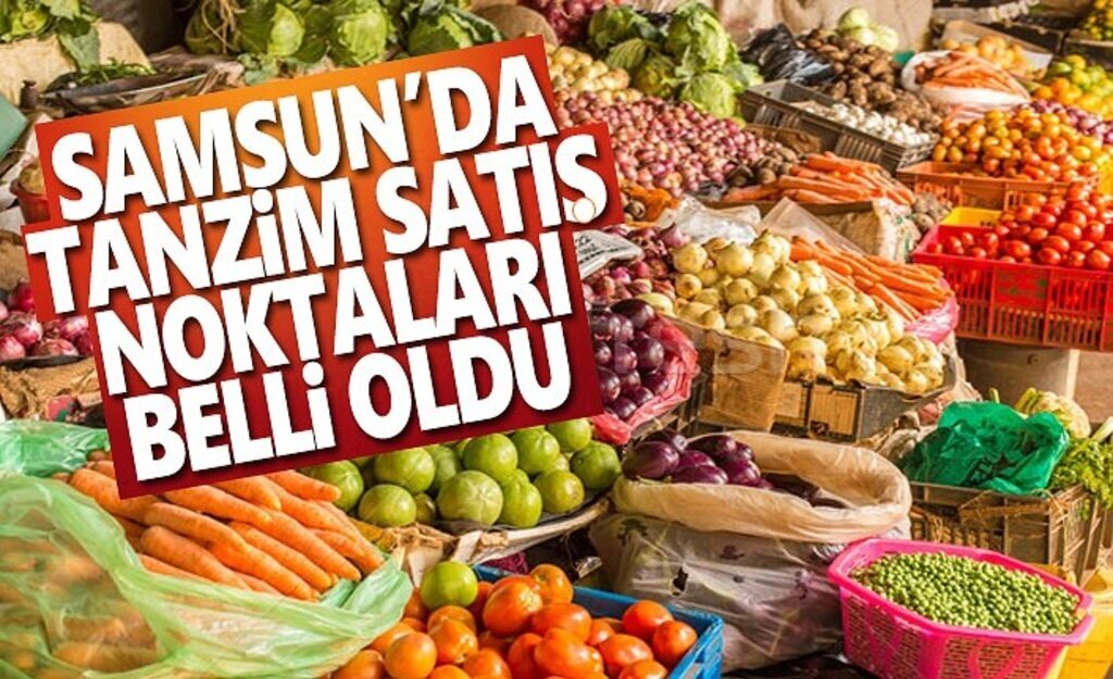 Samsun'da Tanzim Satış Yerleri Nerede!