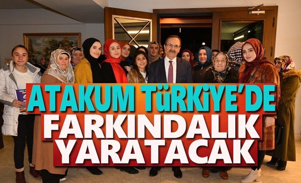 Başkan Şahin Atakum için Büyük Hedeflerimiz var