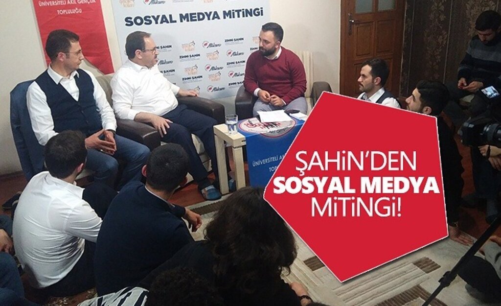Başkan Zihni Şahin'den sosyal medya mitingi!