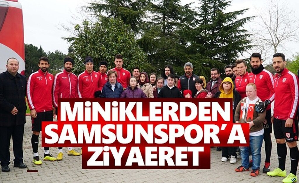 Miniklerden Samsunspor'a Ziyaret