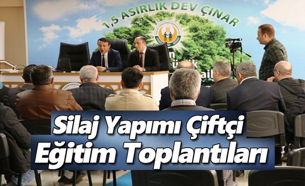 Silajlık Mısır Yetiştiriciliği Çiftçi Eğitim Toplantıları Yapıldı