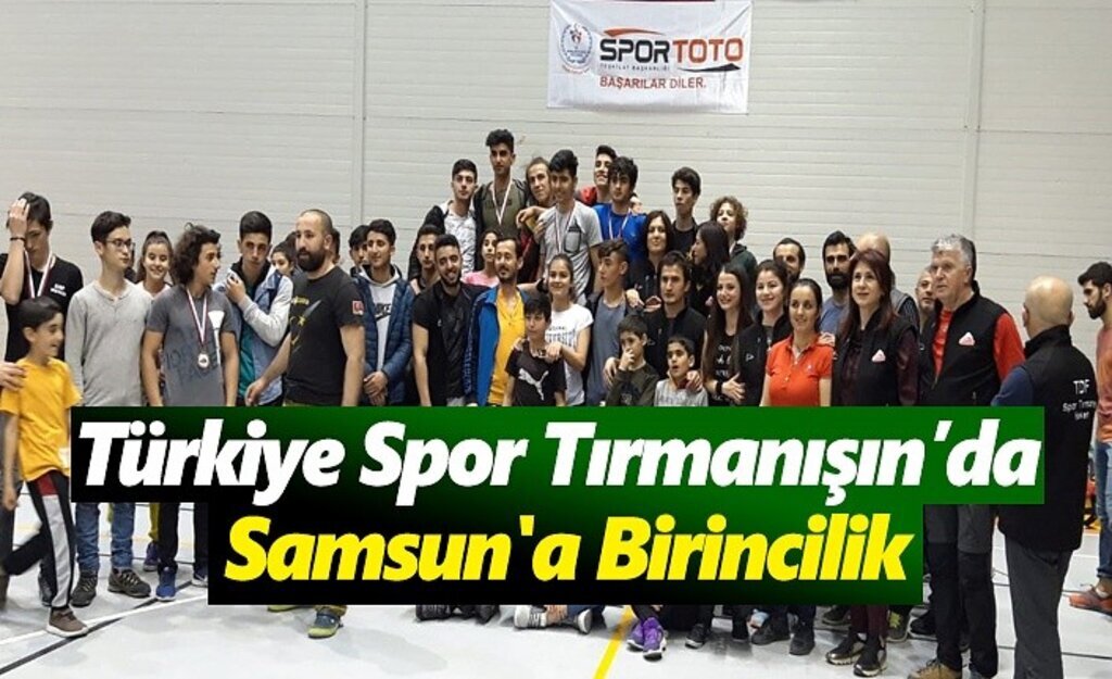 Türkiye Spor Tırmanışında Samsun'a Birincilik