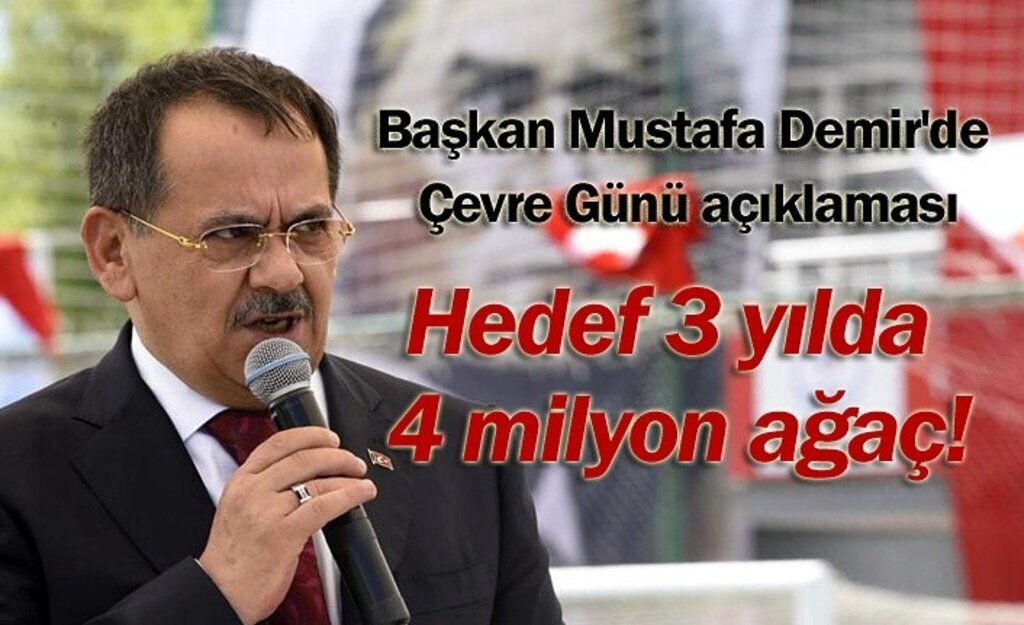 Samsun'un nüfusu kadar fidan dikilecek!