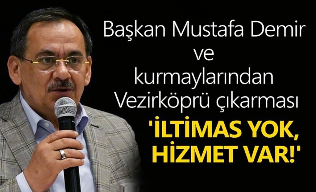 Başkan Mustafa Demir hedefini açıkladı!
