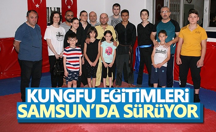 Kungfu eğitimleri  Samsun'da sürüyor