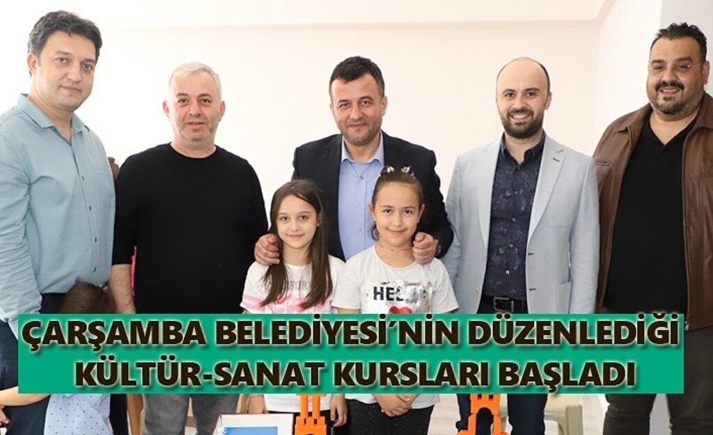 Çarşamba'da Kültür ve Sanat Kursları Başladı