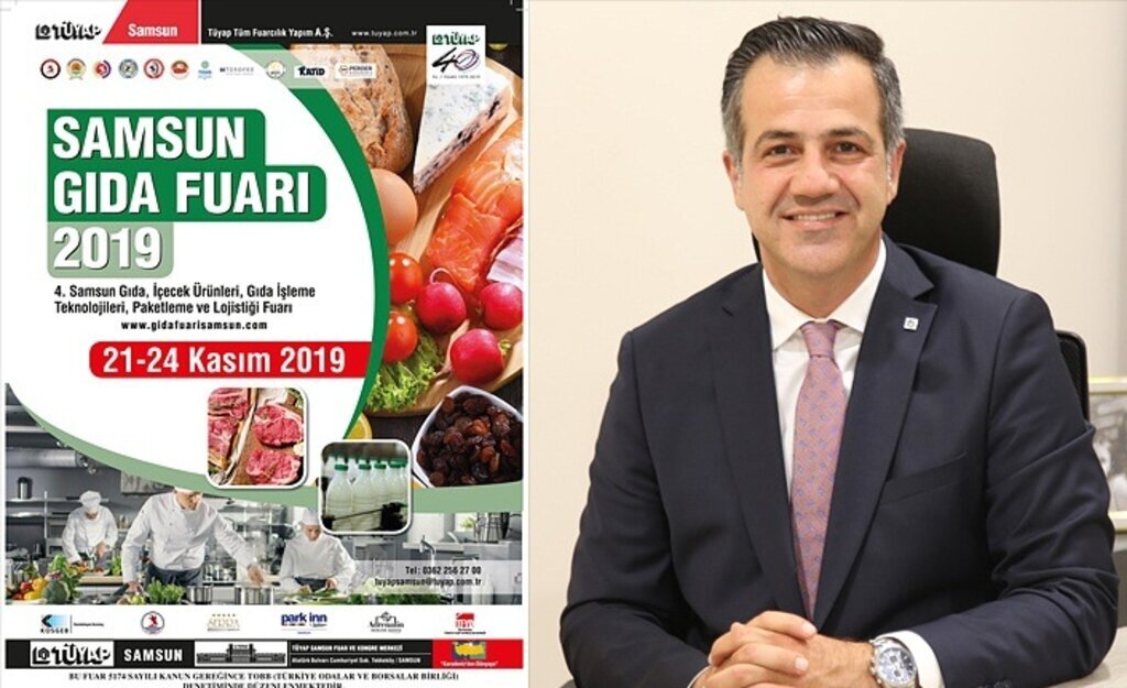 Samsun Gıda Fuarı açılışa hazırlanıyor