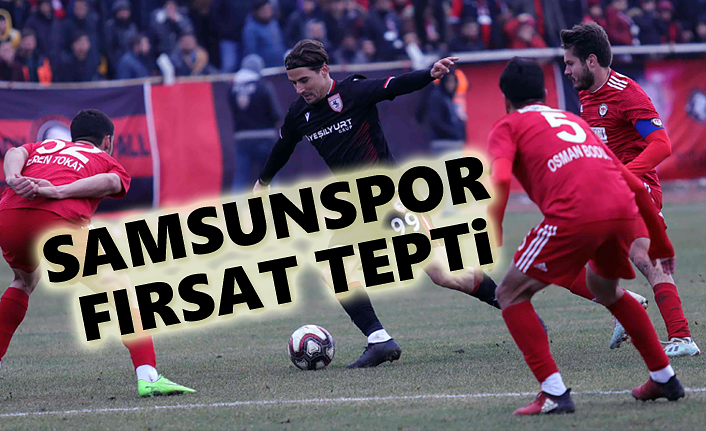 Samsunspor büyük fırsat tepti