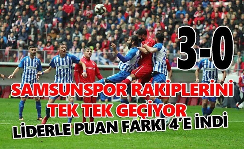 Samsunspor Sarıyer maç sonucu 3-0