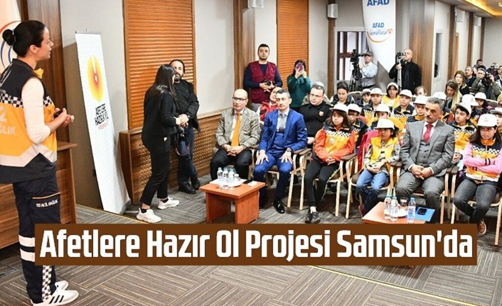 Samsun'da afetlere hazırlık kültürü yaygınlaştırılacak!
