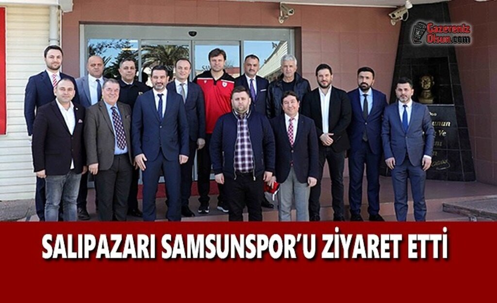 Salıpazarı Heyeti Samsunspor'u Ziyaret Etti
