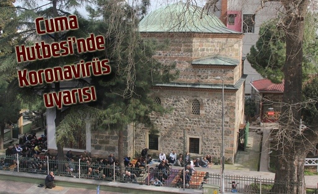 Samsun'da Cuma Hutbesi'nde virüslere karşı temizliğinin önemi anlatıldı