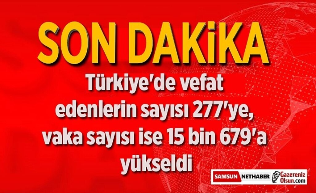 Türkiye'de vefat ve vaka sayısı attı