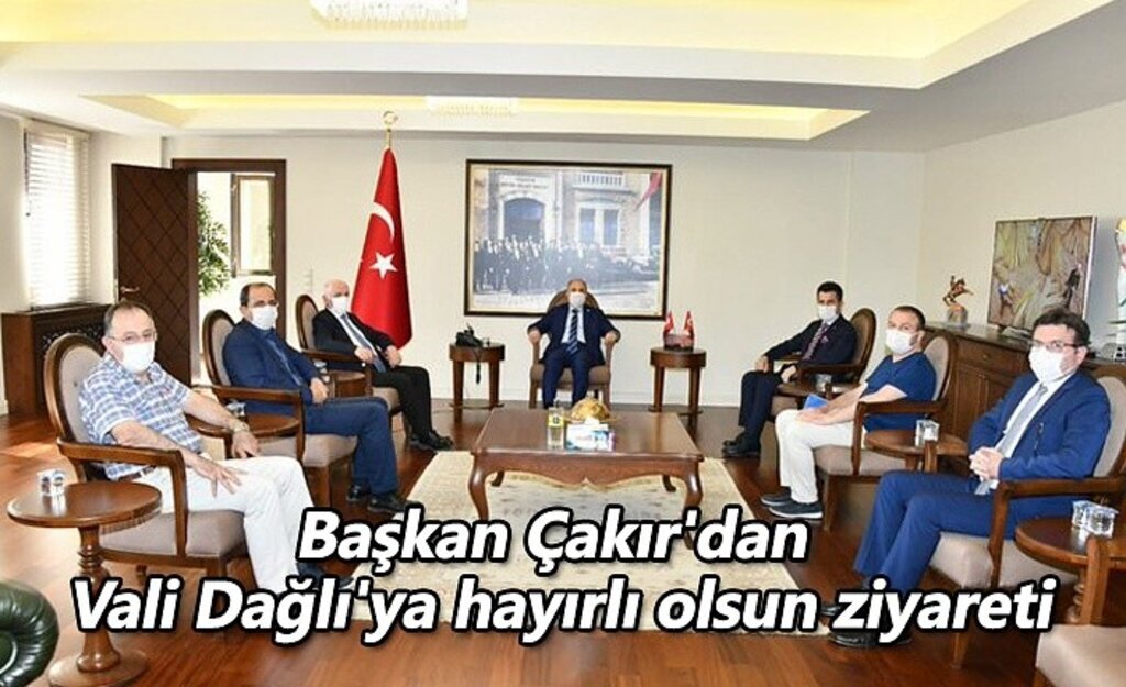 Samsun Ticaret Borsası'ndan Vali Dağlı'ya 'Hayırlı Olsun' ziyareti