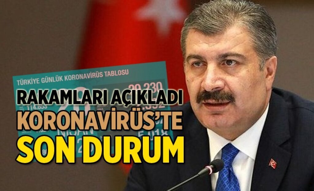 6 Temmuz koronavirüs tablosu