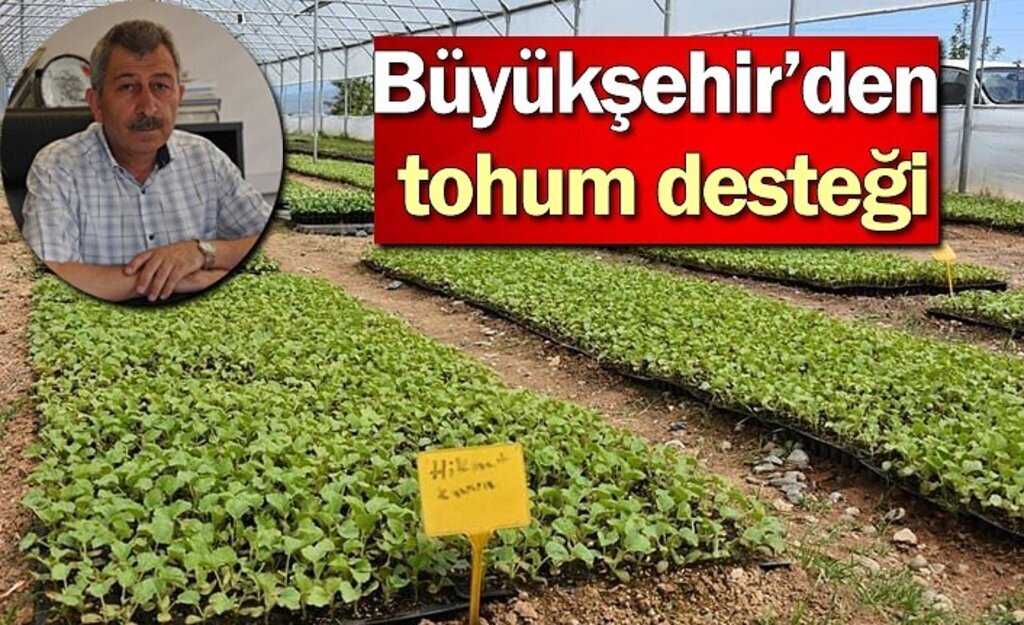 Büyükşehir’den tohum desteği