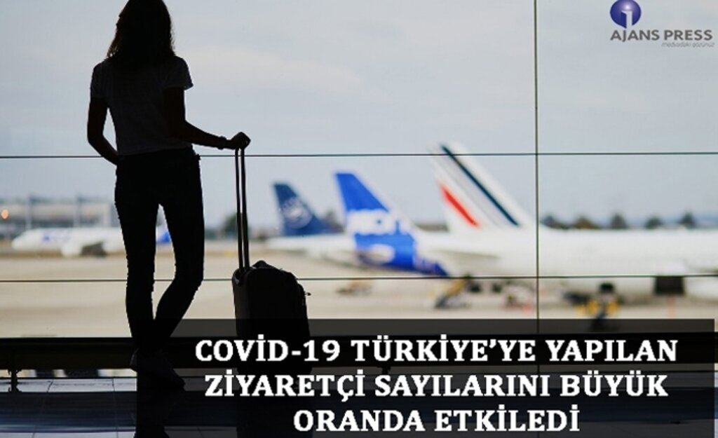 Covid-19 Türkiye'ye yapılan ziyaretçi sayılrını büyük oranda etkiledi