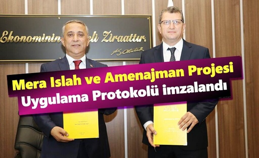 İl Tarım Müdürlüğü ve Orman İşletme Müdürlüğü Protokol imzaladı