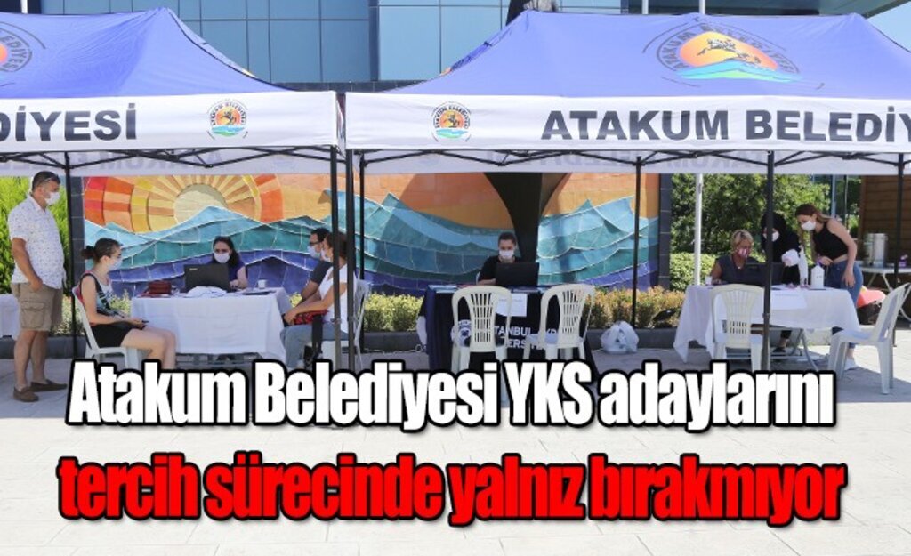 Atakum Belediyesi YKS adaylarını tercih sürecinde yalnız bırakmıyor
