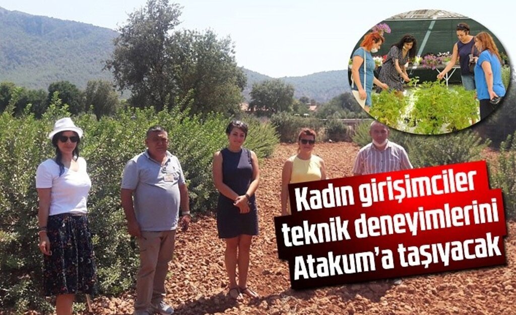 Atakumlu kadın girişimciler kooperatifleri tek tek inceledi