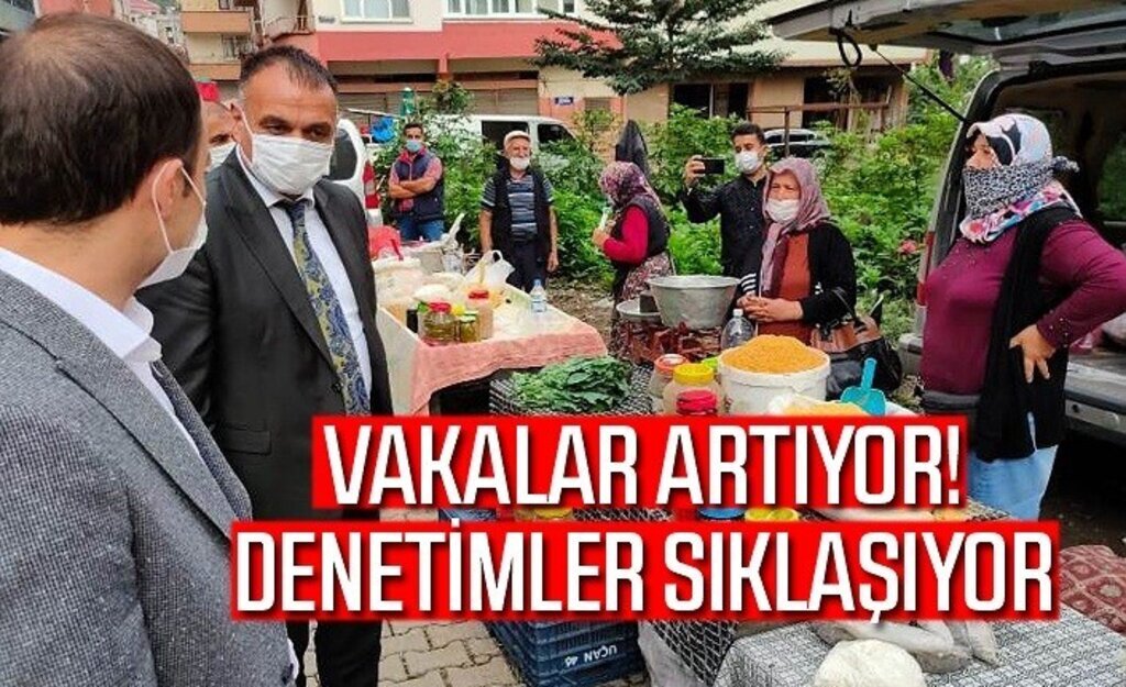 Salıpazarı'nda vakalar arttı, denetimler sıklaştı!