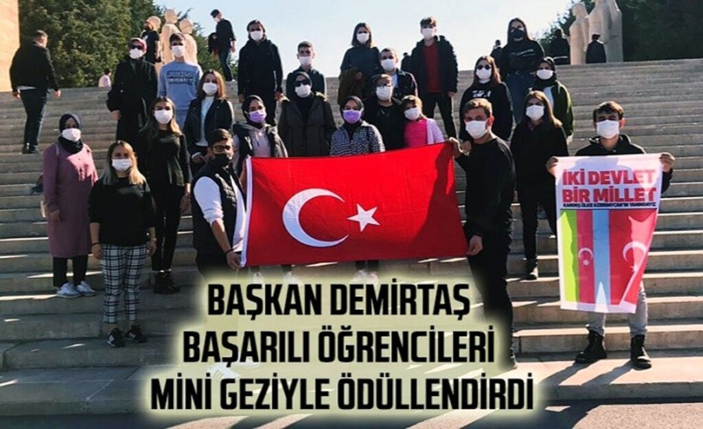 İlkadımlı başarılı öğrencilere gezi ödülü