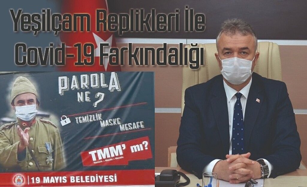 19 Mayıs Belediyesi'nden Yeşilçam Replikli Covid-19 Farkındalığı